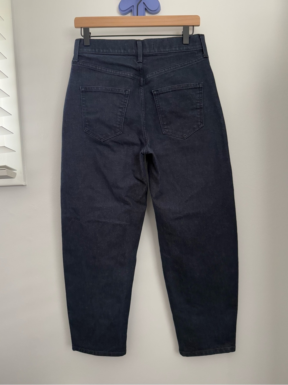 AYR 27 The Beat Jeans Dark Wash Indigo Relaxed Barrel - Picture 2 of 6